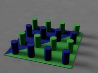 Dual extrusion retraction test by ImmersedN3D