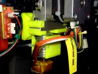 Bulldog Lite Extruder, eBay E3D clone heatsink and Heatbed fan mount by friarfish