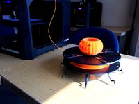 Spider Pumpkin Filament Spool holder  by CBUEngineering