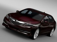 Acura RLX 2015 3D Model
