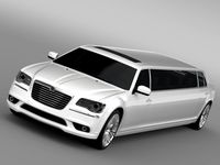 Lancia Thema Limousine 3D Model