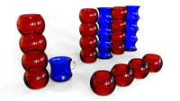 A set of glassware 3D Model