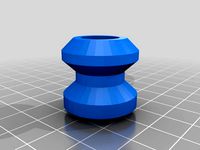 Motorcycle paddock stand bobbin / cotton reel - M8. Triumph 675. by feersummendjinn