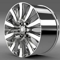 Acura RLX Sport rim 3D Model
