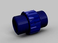 Garden Hose Thread Adapter — US (GHT) to UK (BSP)  by gruvin