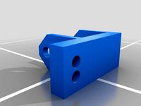 Drag Chain Lower Y Mount for Shapeoko 3 by train_depot