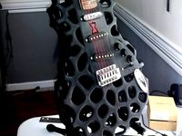 The Black Widow 3D Printed Guitar by TechSupportGo