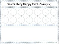 14x 1 ounce acrylic paint bottle tray - laser cut by seanbseanb