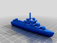 WW2 Destroyer (concept) by crinard