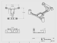 V-tail Frame for the Hubsan X4 Quadcopter by gyronictonic