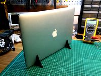 Macbook Pro Vertical Stand by chewbone