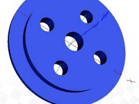 Hesine 3D Prusa i3 Spool Holder by 3DPingu
