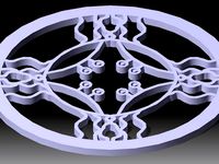 Flying Spaghetti Monster Quad Coaster by GunpowderGreen