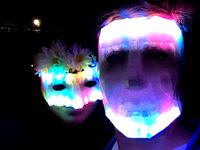 LED Low Poly Masquerade Mask by newyork3r
