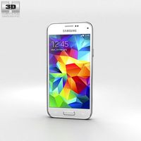 Samsung Galaxy S5 mini Shimmery White 3D Model