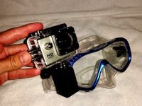 GoPro SJCam snorkel mask adapter by 3dmon