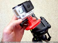 GoPro Tripod Quick-Release Plate Adapter Mount (Hama-compatible) by CreativeTools