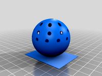 Wiffle Golf Ball Half Solid by T311