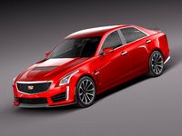 Cadillac CTS-V 2016 3D Model