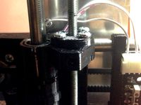 leadscrew brass nut to m5 nut adapter by hackermagnet