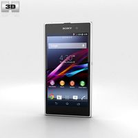 Sony Xperia Z1 White 3D Model