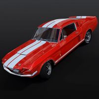Shelby GT500 1967 3D Model