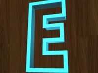 Cookie cutter - the letter E by idodana