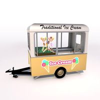 Ice Cream Trailer 3D Model