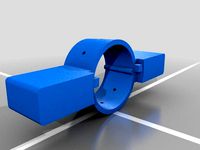 Handle for 2 inch PVC ball valve by racatack