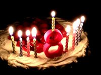 8 Birthday Candle Holder by bbennington