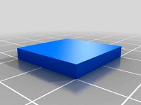 Quick 3mm test square: surface finishes and bottom appearance by swbluto