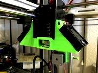 UM2 E3Dv6 mount fan duct by SpeedyDad