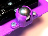 Ball bearing caster by MakersBox