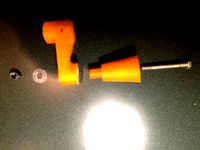 Small crank handle and knob for Black and Decker workmate  by Kcobbler