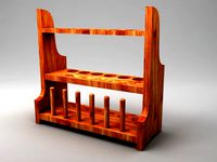 1950s Style Test Tube Rack by BioLumo