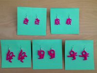 Love Amour earring collection by Mafouille