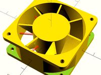 Parametric case fan model by neveroddoreven