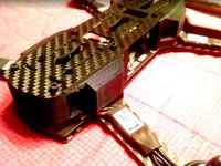 Scoop standoffs for ZMR quadcopter by Greg-Maker