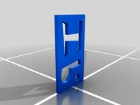 Key Chain w/ initials by slothcommander1811