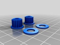 GT2 20 tooth idler 5mm bore for Fabrikator by Emanuel_Stassar