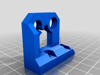 Prusa i3 Z axis upper mounts with 5mm threaded rod top bush hole by wayne69x