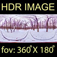 Winter Park HDR 3D Model