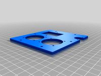 backplate for Wanhao Duplicator i3 (remixed from jamesarm97) by makibox850