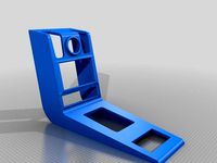 Porsche 924 Center Console for Double Din Radio Upgrade by Adolph