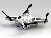 The ZipTier - fully 3d printed quadcopter by muppett