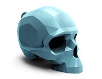 Faceted skull pendant 3D Model
