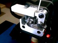 Printrbot Simple Metal Extruder Handle by loozc