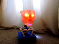Animated Humanoid Robot Head by hyperplanemike