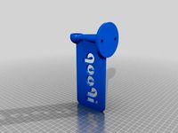 Toilet tissue Roll Extension with ledge by AJdraftinginc