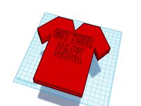 Got Your Back Low-Poly T-Shirt by ChMiBr